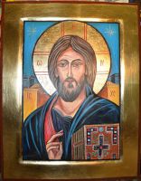 Nr.389.Chrystus Pantokrator-wym.50-40cm